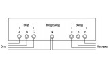 Схема підключення стабілізаторів напруги СНИ3 IEK від 1,5 до 3 кВА зображення