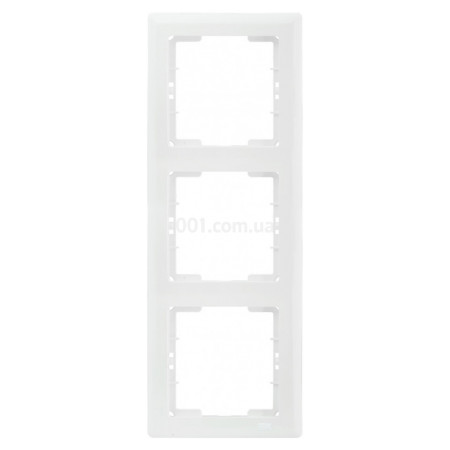 Рамка 3-постовая вертикальная белая РВ03-00-0-ББ серия BOLERO, IEK (EML31-K01-01) фото