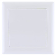 Выключатель одноклавишный белый ВК01-00-0-ББ серия BOLERO, IEK мини-фото