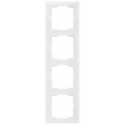 Рамка 4-постова вертикальна біла РВ04-00-0-ББ серія BOLERO, IEK міні-фото