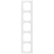 Рамка 5-постова вертикальна біла РВ05-00-0-ББ серія BOLERO, IEK міні-фото