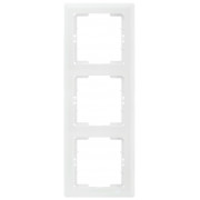 Рамка 3-постовая вертикальная белая РВ03-00-0-ББ серия BOLERO, IEK мини-фото