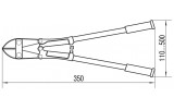 Габаритные размеры кусачек для проволочных лотков КПЛ-14 IEK изображение