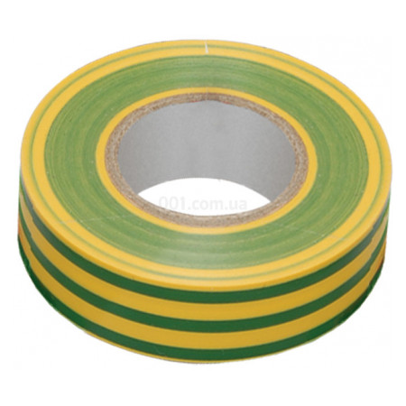 Ізострічка 0,13×15 мм жовто-зелена (загального застосування) 20 метрів, IEK (UIZ-13-10-K52) фото
