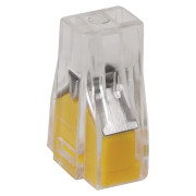 Строительно-монтажная клемма СМК 773-322 желтая (упаковка 4 шт.), IEK мини-фото