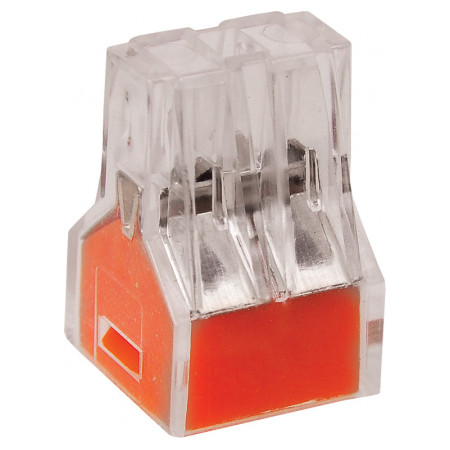 Строительно-монтажная клемма СМК 773-324 оранжевая (упаковка 4 шт.), IEK (UKZ-004-324) фото