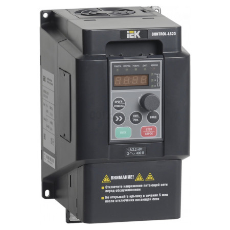 Преобразователь частоты CONTROL-L620 3-фазный/380В 2,2-4 кВт, IEK (CNT-L620D33V022-004TE) фото