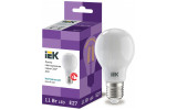 Світлодіодна лампа LED 360° A60 куля матова 11Вт 230В 4000К E27, IEK зображення 2