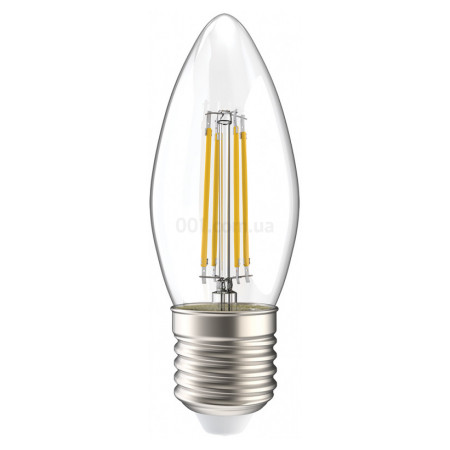 Світлодіодна лампа LED 360° C35 свічка прозора 5Вт 230В 3000К E27, IEK (LLF-C35-5-230-30-E27-CL) фото
