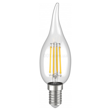Светодиодная лампа LED 360° CВ35 свеча на ветру 5Вт 230В 3000К E14, IEK (LLF-CB35-5-230-30-E14-CL) фото