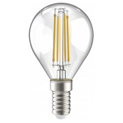 Светодиодная лампа LED 360° G45 шар прозрачная 5Вт 230В 3000К E14, IEK мини-фото