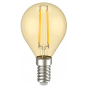Світлодіодна лампа LED 360° G45 куля золото 5Вт 230В 2700К E14, IEK міні-фото