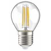 Светодиодная лампа LED 360° G45 шар прозрачная 5Вт 230В 3000К E27, IEK мини-фото
