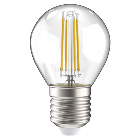 Світлодіодна лампа LED 360° G45 куля прозора 5Вт 230В 3000К E27, IEK (LLF-G45-5-230-30-E27-CL) фото
