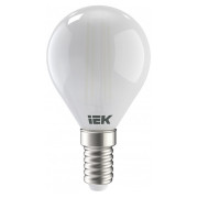 Светодиодная лампа LED 360° G45 шар матовая 7Вт 230В 3000К E14, IEK мини-фото