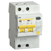 Диференційний автомат АД12S 2P 20 А 100 мА хар-ка C тип AC (селективний), IEK міні-фото