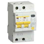 Диференційний автомат АД12S 2P 50 А 100 мА хар-ка C тип AC (селективний), IEK міні-фото