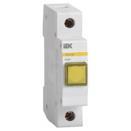 Сигнальна лампа ЛС-47М (жовта) (матриця), IEK (MLS20-230-K05) фото