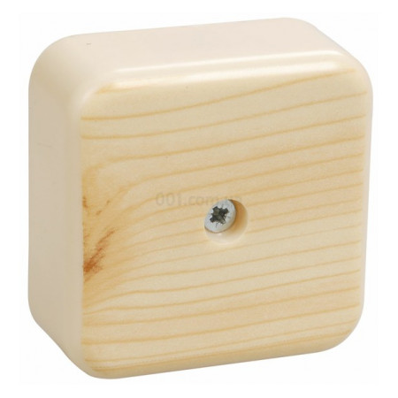 Коробка КМ41206-04 распаячная для о/у 50x50x20 мм сосна (с контактной группой), IEK (UKO10-050-050-020-K34) фото