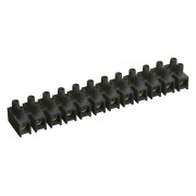 Затискач гвинтовий ЗВИ-15 4-10 мм² полістирол чорний (упаковка 2 шт.), IEK міні-фото