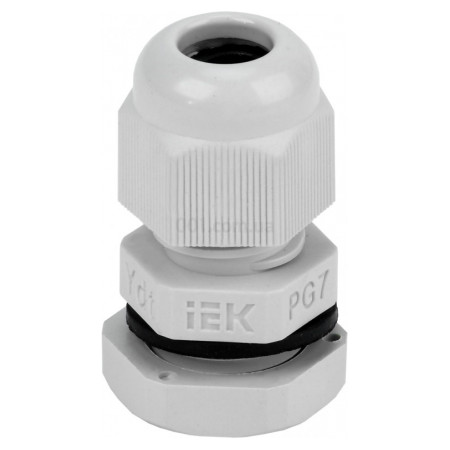 Сальник PG 7 диаметр кабеля 5-6 мм IP54, IEK (YSA20-06-07-54-K41) фото
