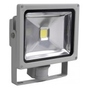 Прожектор СДО01-20Д (20 Вт) светодиодный (LED, чип COB) серый IP44, IEK Прожектор СДО01-20Д (20 Вт) светодиодный (LED, чип COB) серый IP44, IEK мини-фото