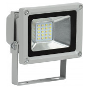 Прожектор СДО 05-10 (10Вт) светодиодный (LED) SMD 6500K IP65 серый, IEK мини-фото