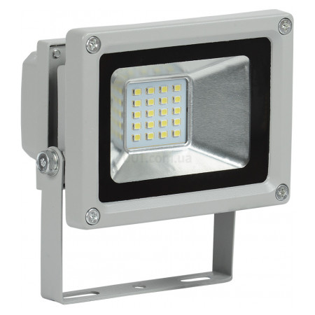 Прожектор СДО 05-10 (10Вт) светодиодный (LED) SMD 6500K IP65 серый, IEK (LPDO501-10-K03) фото