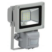 Прожектор СДО 05-10Д (10Вт) светодиодный (LED) SMD 6500K IP44 серый с датчиком движения, IEK Прожектор СДО 05-10Д (10Вт) светодиодный (LED) SMD 6500K IP44 серый с датчиком движения, IEK мини-фото
