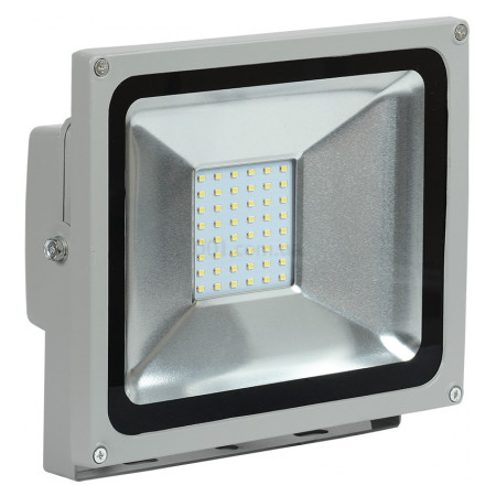 Прожектор СДО 05-30 (30Вт) светодиодный (LED) SMD 6500K IP65 серый, IEK (LPDO501-30-K03) фото