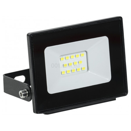 Прожектор СДО 06-10 (10Вт) світлодіодний (LED) 6500K IP65 чорний, IEK (LPDO601-10-65-K02) фото