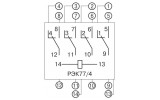 Схема подключения разъема розеточного модульного РРМ77/4 IEK изображение