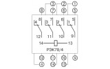 Схема подключения разъема розеточного модульного РРМ78/4 IEK изображение