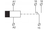 Схема подключения реле задержки выключения при снятии питания IEK ORT-D изображение