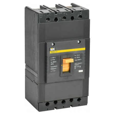 Автоматичний вимикач ВА88-37 3P 250А 35кА, IEK (SVA40-3-0250) фото
