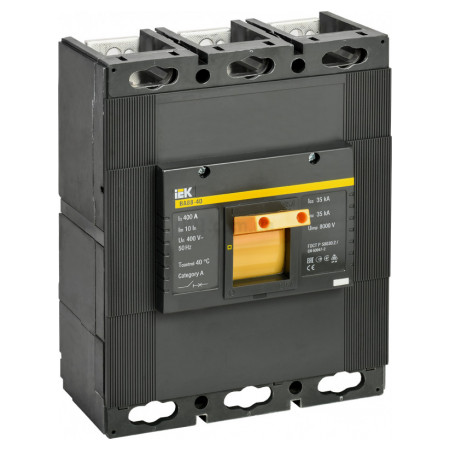 Автоматический выключатель ВА88-40 3P 400А 35кА, IEK (SVA50-3-0400) фото