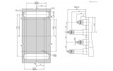 Установчі розміри автоматичного вимикача ВА88-35 IEK з втичними панелями заднього різьбового приєднання ПМ1/Р-35 зображення