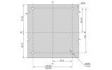 Шаблон для разметки панели ПМ2/П-37 к автоматическим выключателям ВА88-37 IEK изображение