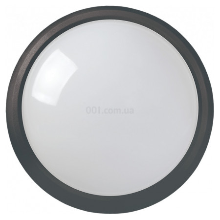 Світильник LED ДПО 5011 круг чорний 8Вт 4000K IP65, IEK (LDPO0-5011-08-4000-K02) фото