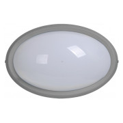 Светильник ДПО 1401 серый овал LED 6x6 Вт IP54, IEK мини-фото