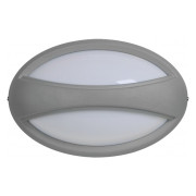 Светильник ДПО 1403 серый овал с пояском LED 6x6 Вт IP54, IEK мини-фото