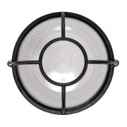 Светильник НПП 1104 черный/круг солнце 100 Вт IP54, IEK мини-фото