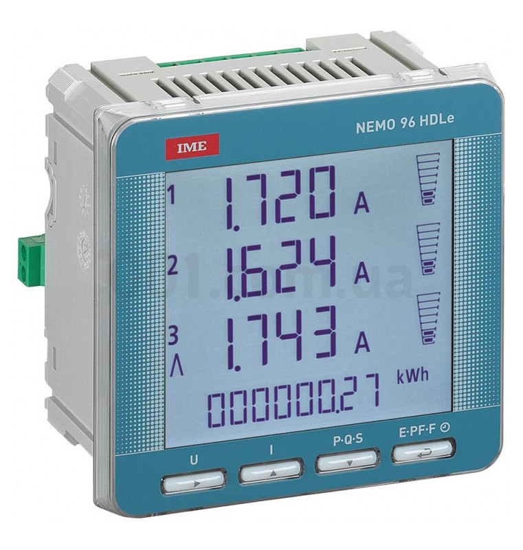 【マメ】です。 Аналізатор параметрів мережі Nemo 96HDLe IMP+RS485 Aux 80-265V/AC