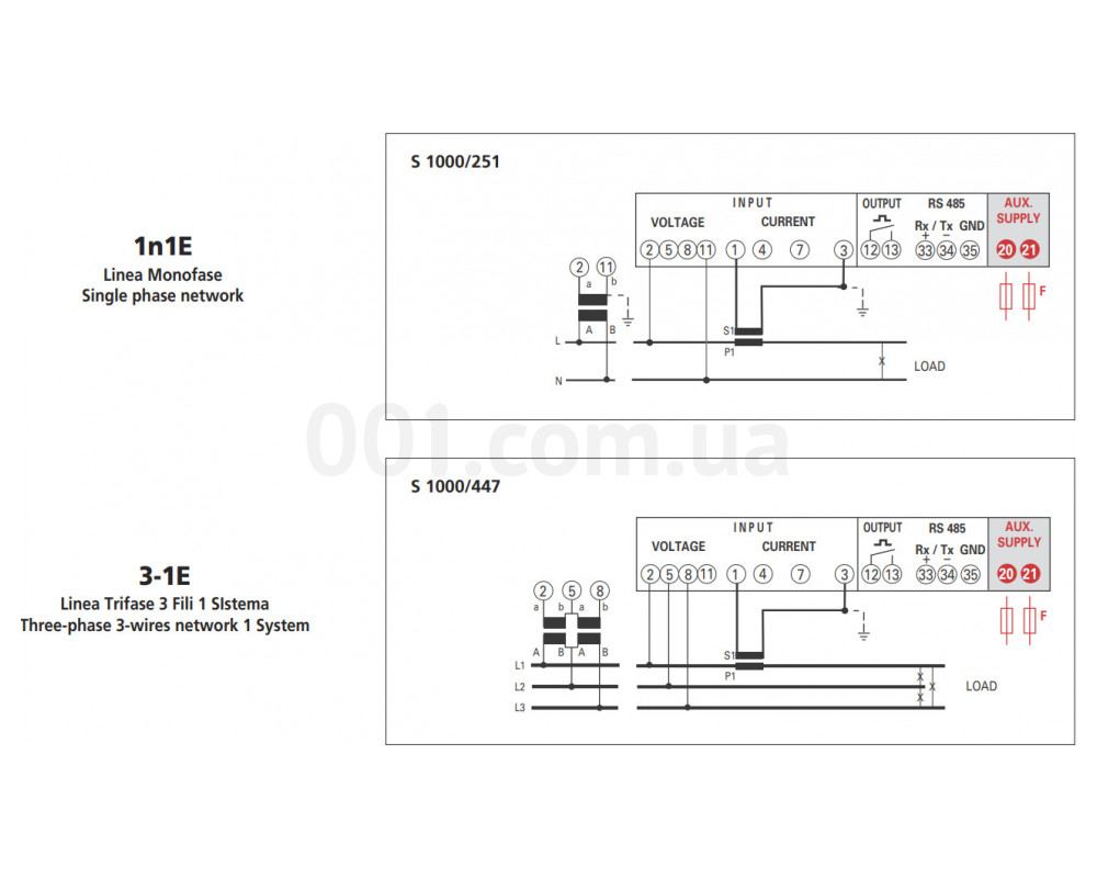 hmr ページ Анализатор параметров сети Nemo 72-Le IMP+RS485 Aux 20-60V/DC IME