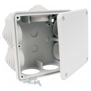 Коробка для зовнішнього монтажу з кришкою 117×117×58 мм світло-сіра IP54, KOPOS міні-фото