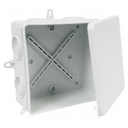 Коробка для зовнішнього монтажу з кришкою 110×110×52 мм світло-сіра IP54, KOPOS міні-фото
