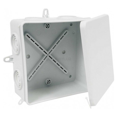 Коробка для наружного монтажа с крышкой 110×110×52 мм светло-серая IP54, KOPOS (8135_KA) фото