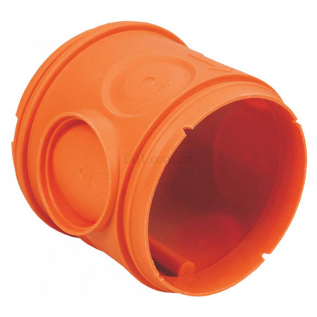 Корпус коробки в бетон (полипропилен) 78×82×68 мм для труб ∅25 мм, ∅32 мм оранжевый, KOPOS (KBT-1_AB) фото