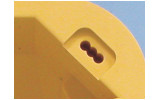 Коробка розподільча ПВХ для порожнистих стін з кришкою 155×155×64 мм жовта, KOPOS зображення 2