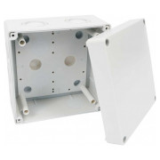 Коробка для наружного монтажа с антивандальной крышкой 126×126×76 мм светло-серая IP66, KOPOS мини-фото
